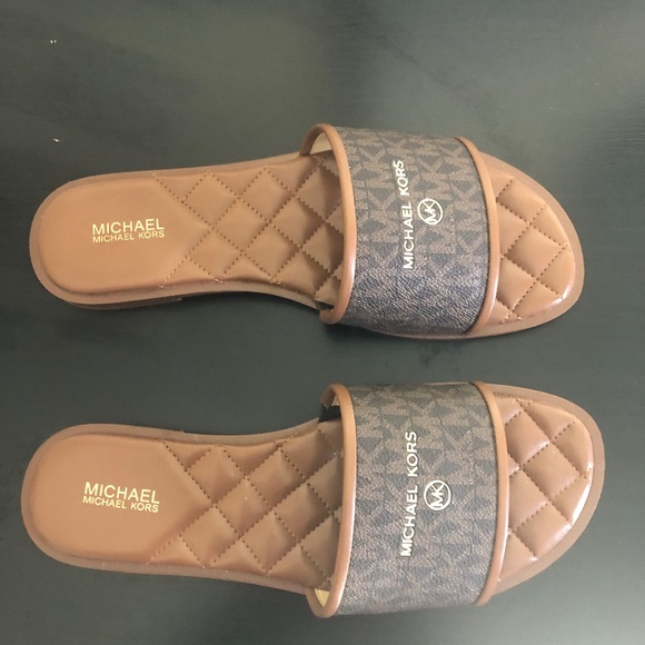 Michael kors logo salma slides - Picture 1 of 6